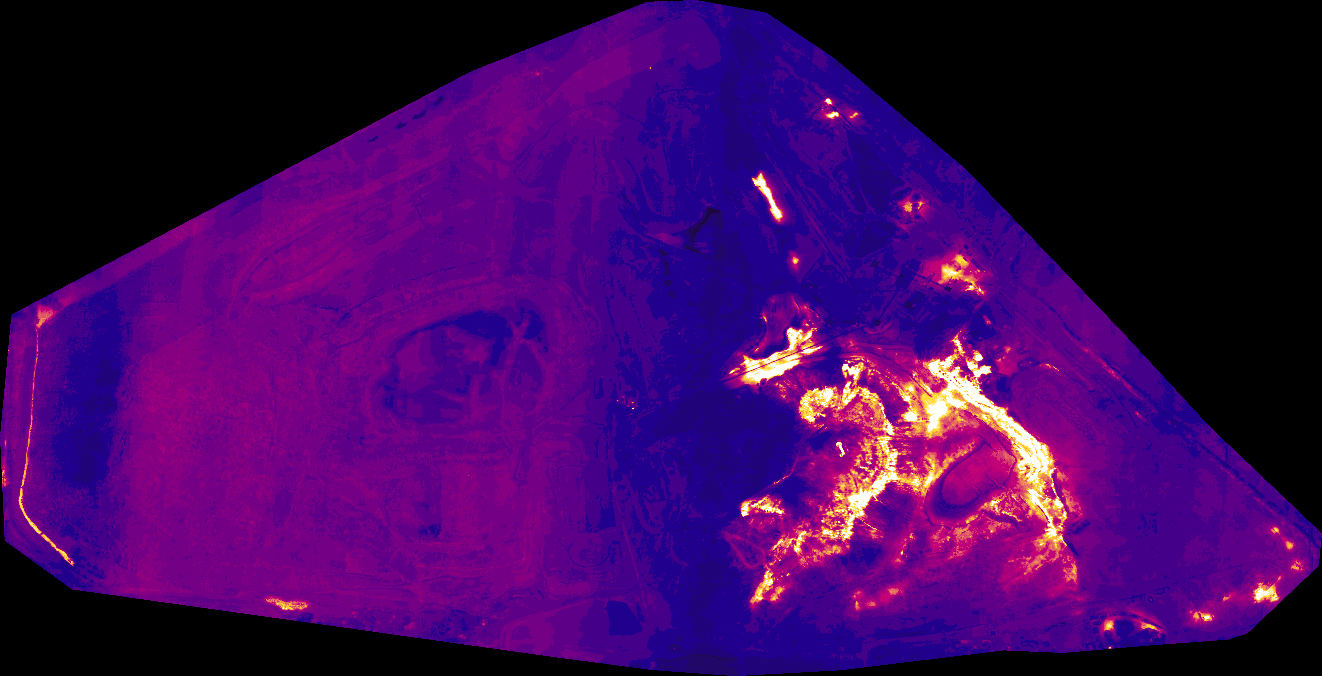 Termická aktivita za linií OVS – 2022